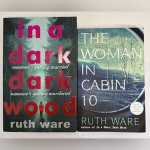 Ruth Ware Thriller Mystery Book Bundle Dark Wood & Cabin 10